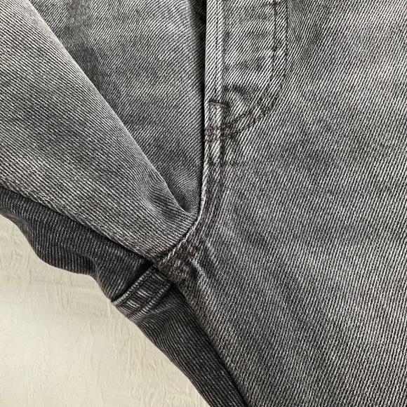 Levi’s 501 Spliced Premium Denim Jeans Black w/ Grey Size 28W 30L - Picture 13 of 16